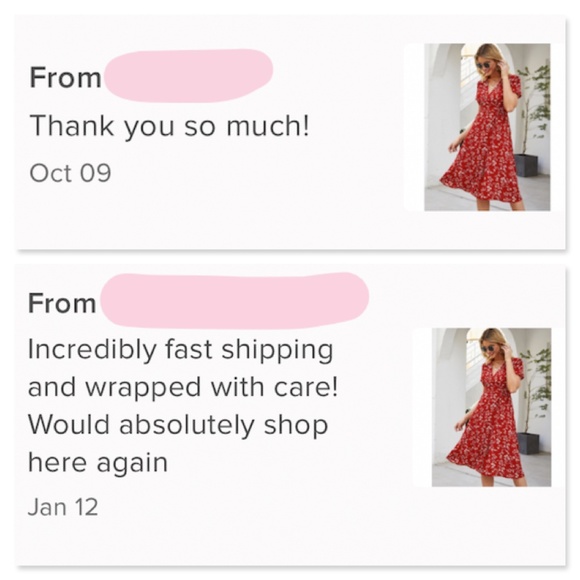 Red Floral Wrap Midi Dress - Picture 11 of 16